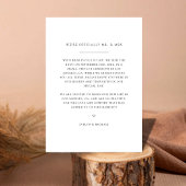 Boho Moderne Elopement Wir sagten ja Foto Hochzeit Ankündigung