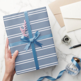 Boho Moderne Geschlechtsneutrale Gestreifte Küsten Geschenkpapier