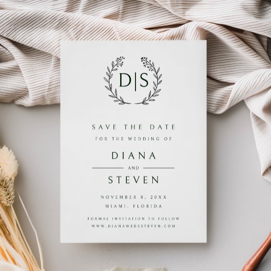 Boho Moderne Minimalistische Hochzeit Save The Date