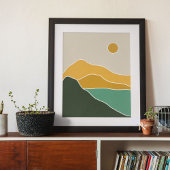 Boho moderne Wandkunst Print Poster