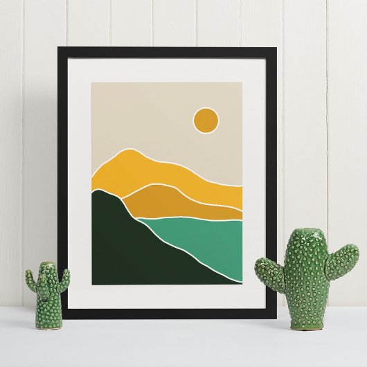 Boho moderne Wandkunst Print Poster