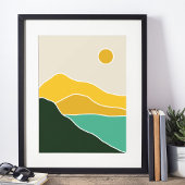 Boho moderne Wandkunst Print Poster