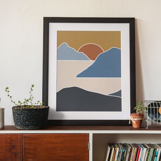 Boho moderne Wandkunst Print Poster