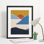 Boho moderne Wandkunst Print Poster
