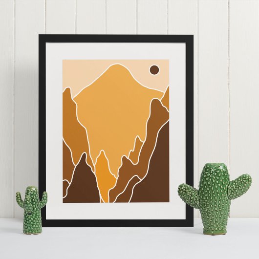 Boho moderne Wandkunst Print Poster