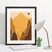 Boho moderne Wandkunst Print Poster