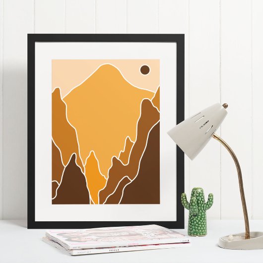 Boho moderne Wandkunst Print Poster