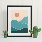 Boho moderne Wandkunst Print Poster