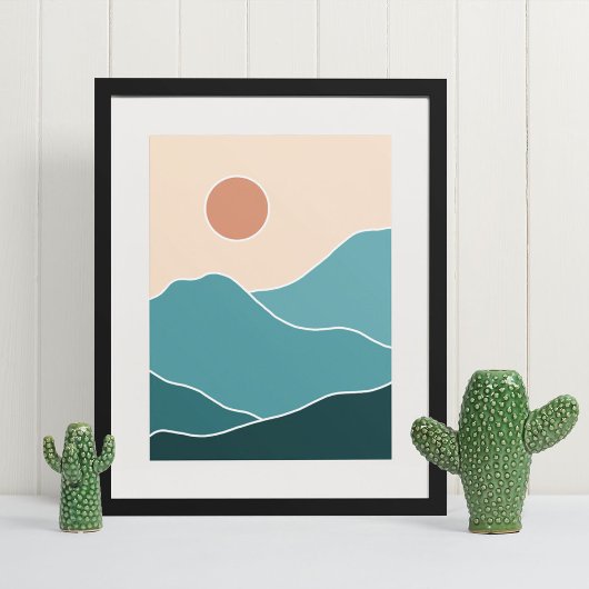 Boho moderne Wandkunst Print Poster
