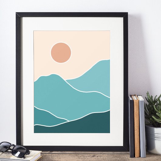 Boho moderne Wandkunst Print Poster