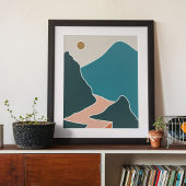 Boho moderne Wandkunst Print Poster