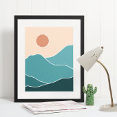 Boho moderne Wandkunst Print Poster