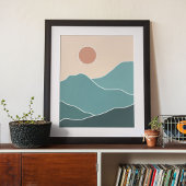 Boho moderne Wandkunst Print Poster