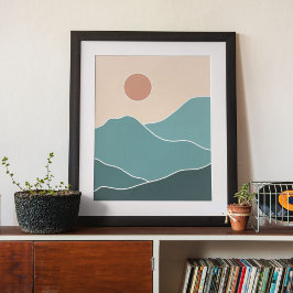 Boho moderne Wandkunst Print Poster