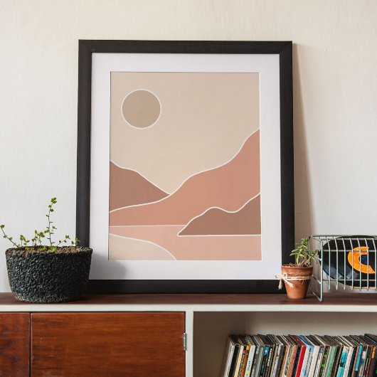 Boho moderne Wandkunst Print Poster