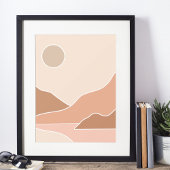 Boho moderne Wandkunst Print Poster