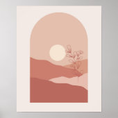 Boho moderne Wandkunst Print, Value Poster Paper (Vorne)