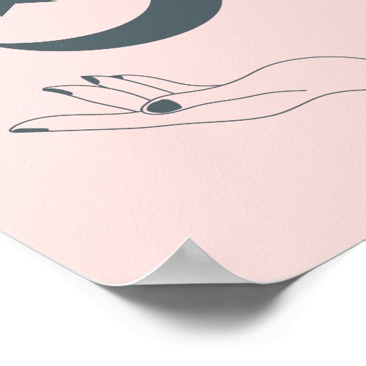 Boho moderne Wandkunst Print, Value Poster Paper (Ecke)