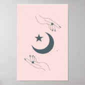 Boho moderne Wandkunst Print, Value Poster Paper (Vorne)