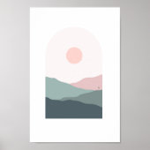 Boho moderne Wandkunst Print, Value Poster Paper (Vorne)