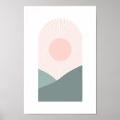 Boho moderne Wandkunst Print, Value Poster Paper (Vorne)