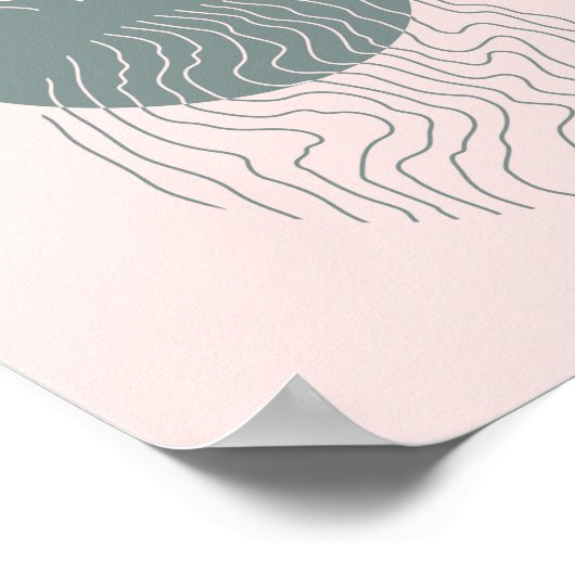 Boho moderne Wandkunst Print, Value Poster Paper (Ecke)