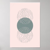 Boho moderne Wandkunst Print, Value Poster Paper (Vorne)