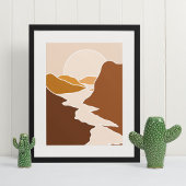 Boho moderne Wandkunst Print, Value Poster Paper