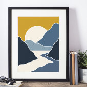 Boho moderne Wandkunst Print, Value Poster Paper