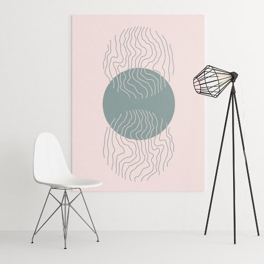 Boho moderne Wandkunst Print, Value Poster Paper