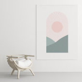 Boho moderne Wandkunst Print, Value Poster Paper
