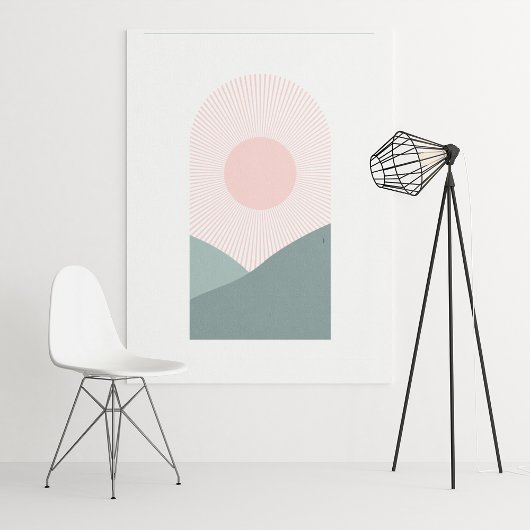 Boho moderne Wandkunst Print, Value Poster Paper