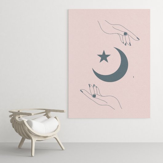 Boho moderne Wandkunst Print, Value Poster Paper