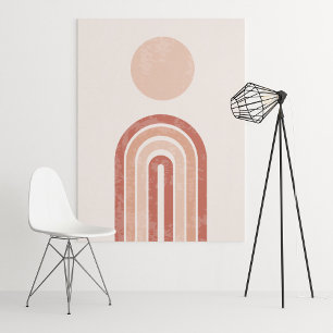 Boho moderne Wandkunst Print, Value Poster Paper