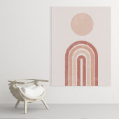 Boho moderne Wandkunst Print, Value Poster Paper