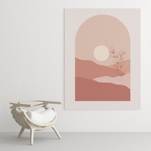 Boho moderne Wandkunst Print, Value Poster Paper