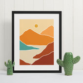 Boho moderne Wandkunst Print, Value Poster Paper