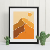 Boho moderne Wandkunst Print, Value Poster Paper