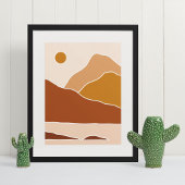 Boho moderne Wandkunst Print, Value Poster Paper