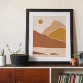 Boho moderne Wandkunst Print, Value Poster Paper