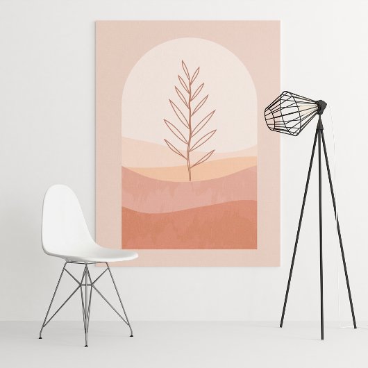 Boho moderne Wandkunst Print, Value Poster Paper