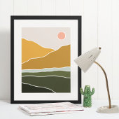 Boho moderne Wandkunst Print, Value Poster Paper