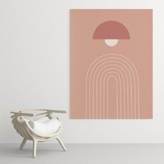 Boho moderne Wandkunst Print, Value Poster Paper