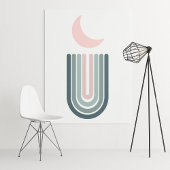 Boho moderne Wandkunst Print, Value Poster Paper
