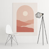 Boho moderne Wandkunst Print, Value Poster Paper