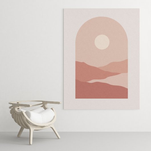 Boho moderne Wandkunst Print, Value Poster Paper