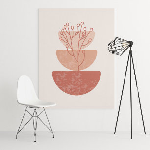 Boho moderne Wandkunst Print, Value Poster Paper