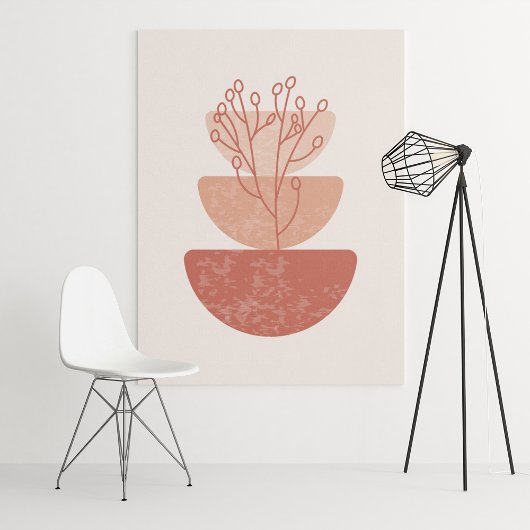 Boho moderne Wandkunst Print, Value Poster Paper