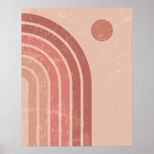 Boho moderne Wandkunst Print, Value Poster Paper (Vorne)