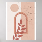 Boho moderne Wandkunst Print, Value Poster Paper (Vorne)